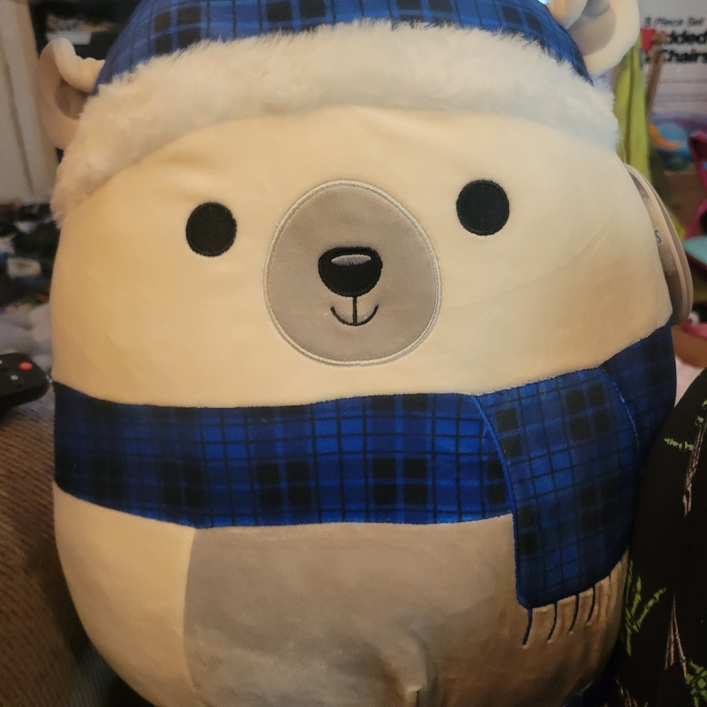 Squishmallows Brooke Christmas Polar Bear